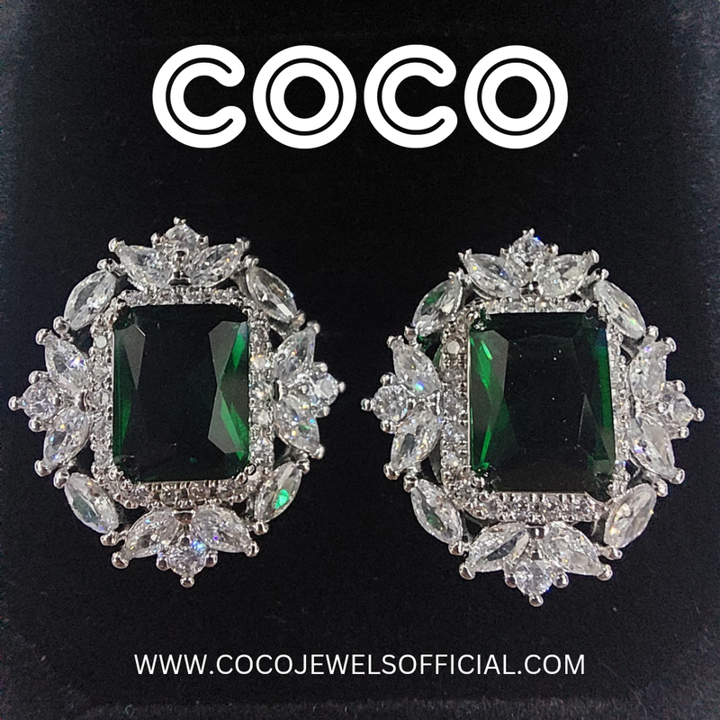 EMERALD LA BELLE EARRINGS