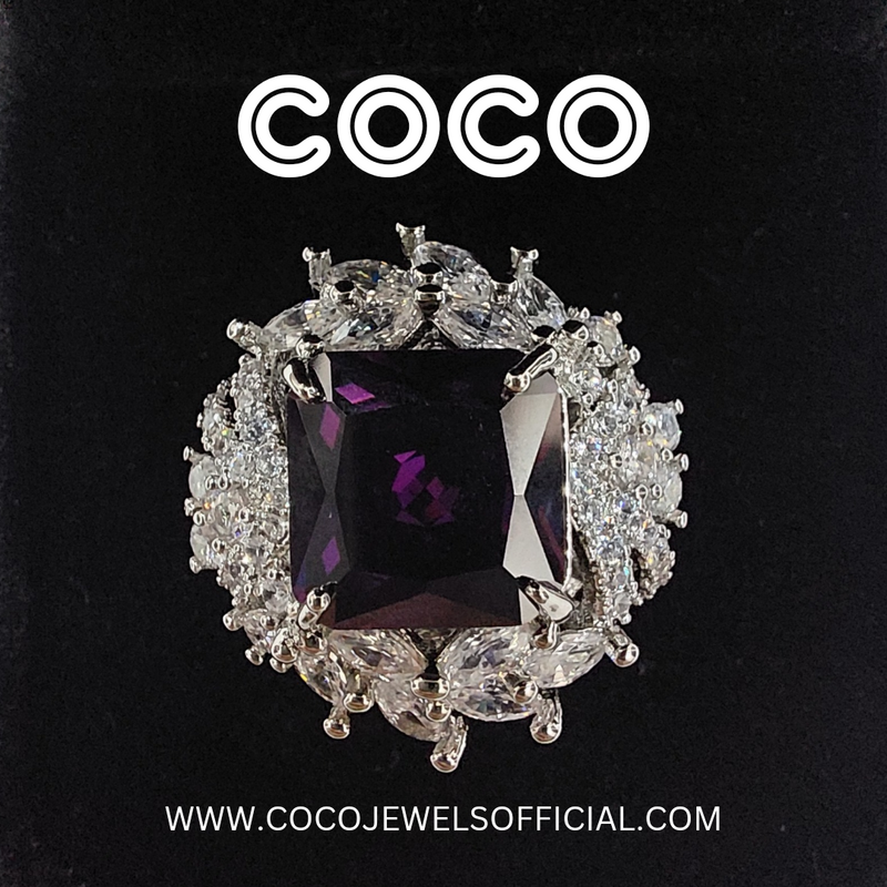 LUXE AMETHYST RING