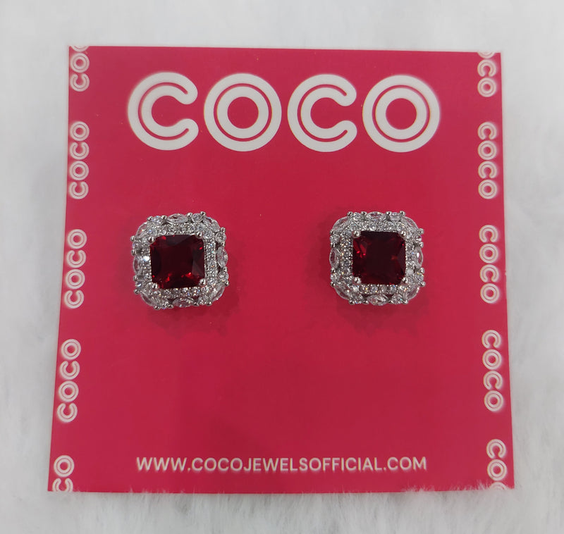 VENY STUDS - RED