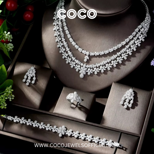 AVANT-GARDE SPARKLE NECKLACE SET