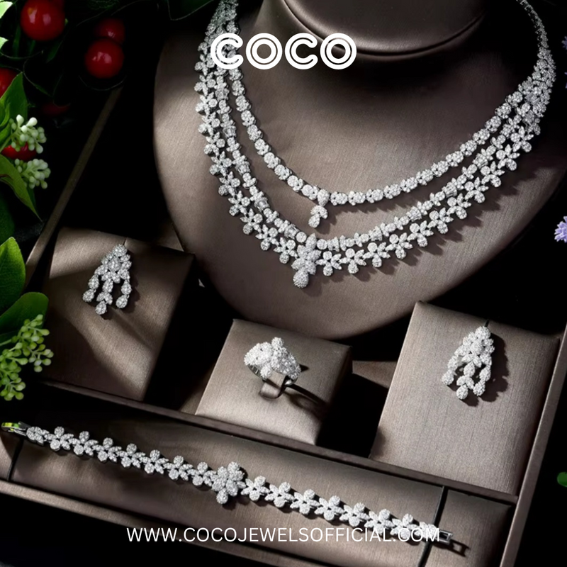 AVANT-GARDE SPARKLE NECKLACE SET