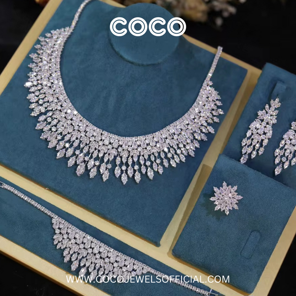 CHARM CASCADE NECKLACE SET
