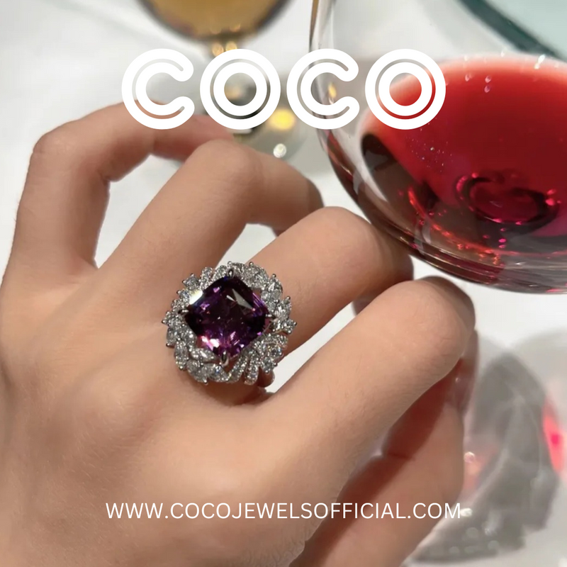 LUXE AMETHYST RING