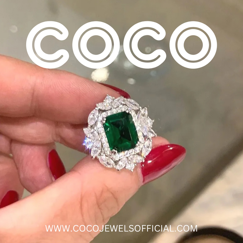 EMERALD LA BELLE EARRINGS