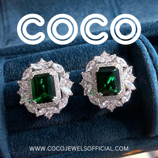 EMERALD LA BELLE EARRINGS