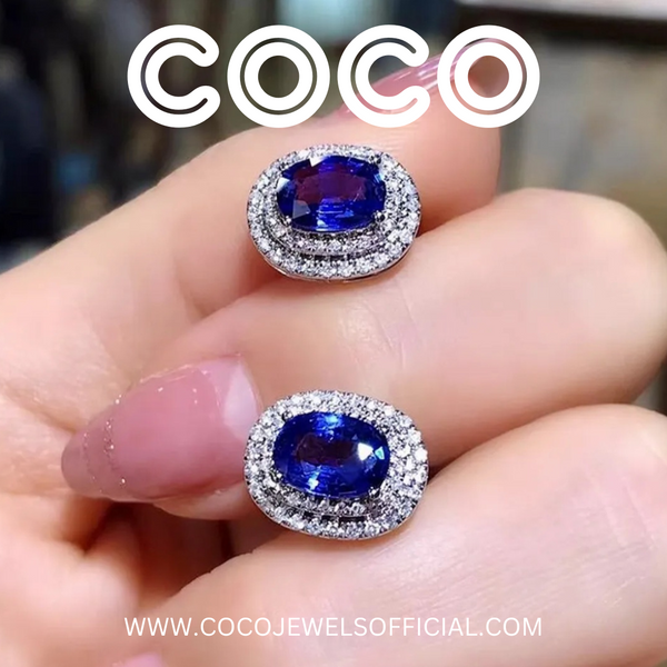 VINTAGE BLUE EARRINGS