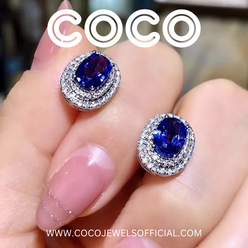VINTAGE BLUE EARRINGS